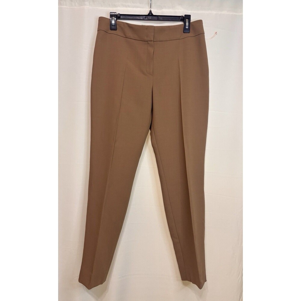 Escada Women’s Tailored High-Waist Cropped Trousers Caramel 38 US 8 Medium Khaki